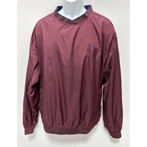 VTG Dunbrooke Authentic Outerwear Pullover Mens L Lined Windbreaker Golf